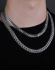 solid special clasp 18mm curb cuban link chain necklace bracelet yellow gold white gold solid silver 925 sterling vermeil