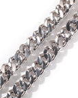 14mm rounded bubble cuban links necklace/bracelet chain 3D diamons vvs ifandco shopgld