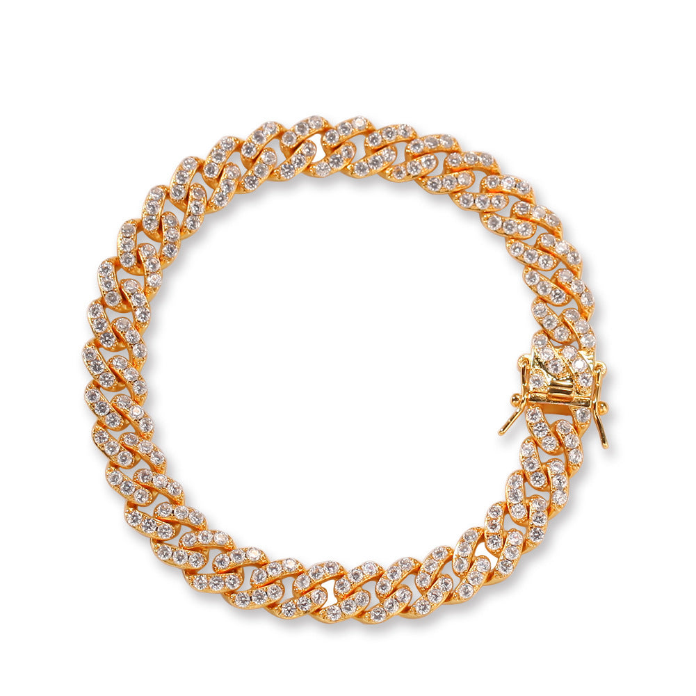 8mm cuban link ben baller ifandco vvs diamond necklace chain shopgld travis scott kylie jenner stormi