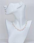 Kylie Jenner Tiffany diamonds dangling choker chain necklace