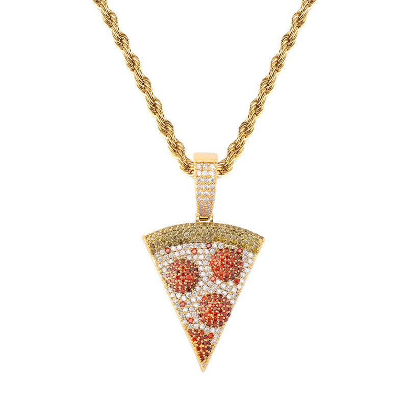 icebox pizza ifandco penant necklace chin cuban links tennis links diamond buy cheap
