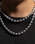 ben baller fully iced diamond beads chain necklace justin bieber