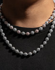 ben baller fully iced diamond beads chain necklace kid kudi