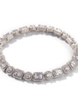 travis scott canary halo one row solitaire tennis link bracelet out with kylie jenner