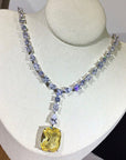 Beyoncé's Tiffany & Co diamond necklace is worth $30 million harpersbazaar.com tiffany yellow diamond necklace beyonce' from The 128-carat yellow diamond was worn by Hepburn during the Breakfast At Tiffany's press tour in 1961, and was seen again on Lady Gaga