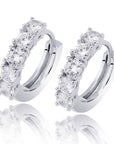 eternity fully iced hoop earrings ifandco shopgld high end luxury jewelry diamond