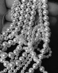 WILL SHOTT Split-Pearl Bracelet black agate pearl will shott willshott.com NYC