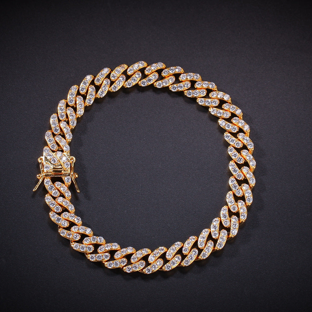 8mm cuban link ben baller ifandco vvs diamond necklace chain shopgld travis scott kylie jenner stormi