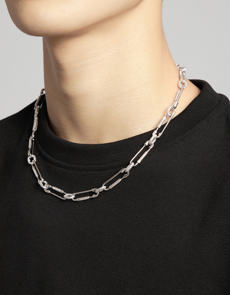 paper clip links jacob &amp; co virgil abloh offwhite alike necklace chain link diamond travis scott silver white gold buy