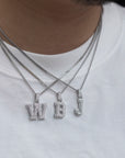 custom alphabet letter bubble nano greg yuna diamond silver white gold celebrity jewelers ifandco