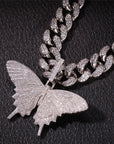 cuban link chian necklace pendant free matching chain affordable hip hop jewelry best gold diamond vvs icebox ifandco