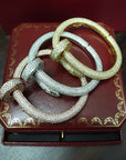 juste un clou fully iced nail bangle bracelet diamond vvs cartier ifandco