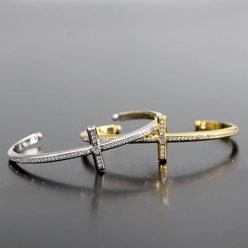 EYEFUNNY cross bracelet necklace chain diamond vvs アイファニー POGGY KIM JONES VIRGIL JBALVIN