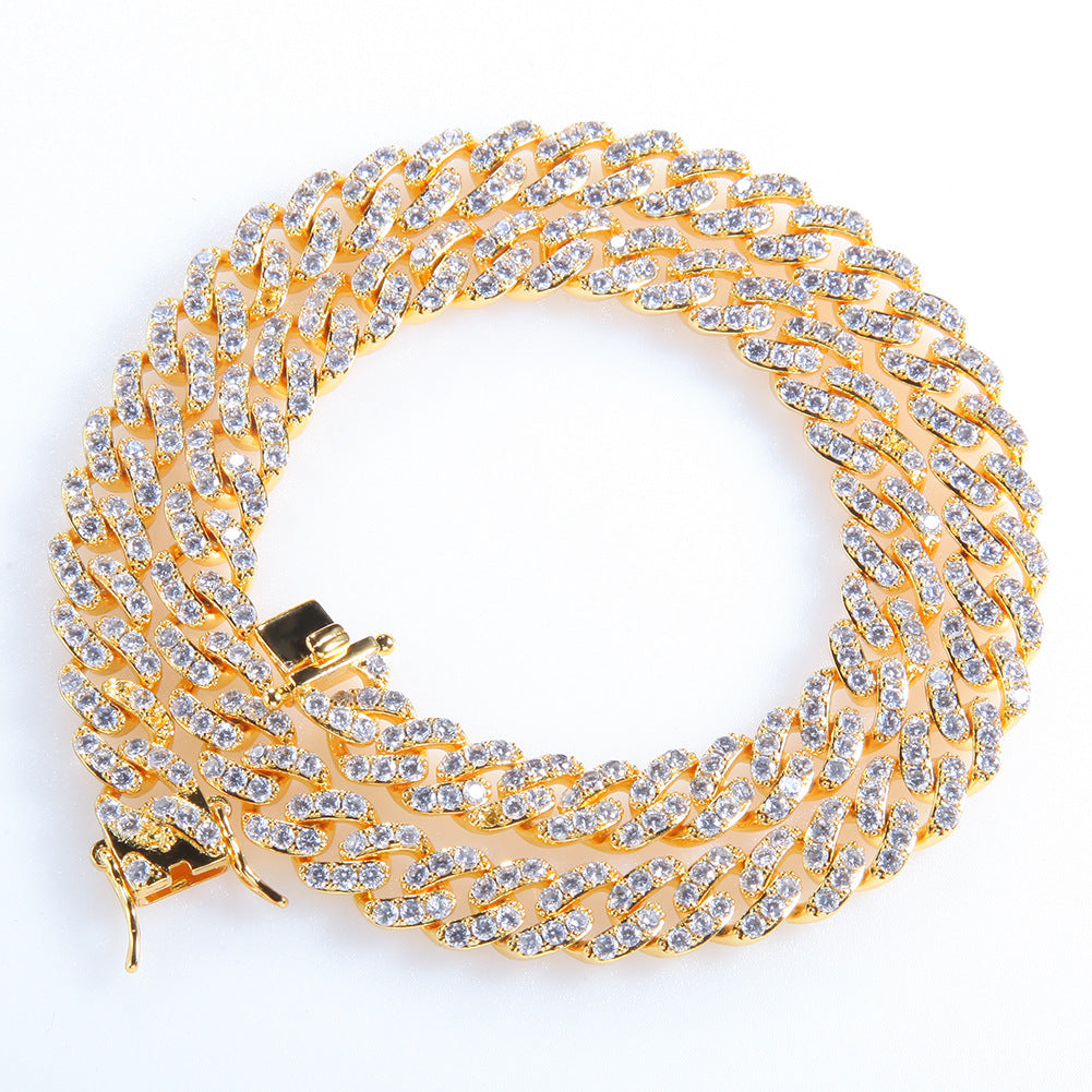 8mm cuban link ben baller ifandco vvs diamond necklace chain shopgld travis scott kylie jenner stormi