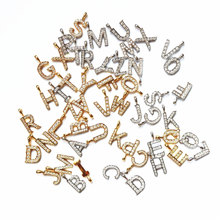 eyefunny アイファニー custom letter diamond alphabet necklace chain