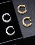 16mm two row fully iced hoop earrings ifandco shopgld high end luxury jewelry diamond