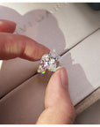 asap rocky pear diamond ring unique three stone engagement ring jeweler vvs 