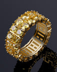canary eternity ring diamond vvs ifandco custom jeweler shopgld travis scott kylie jenner ring