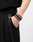 eyefunny princess eternity bracelet EYEFUNNY Ginza Boutique アイファニー 銀座ブティック tennis link Bracelets With Cut Multi-color gemstone Bracelet Silver Jewelry affordable hip hop jewelry ifandco