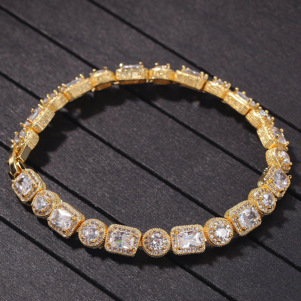 travis scott canary halo one row solitaire tennis link bracelet out with kylie jenner