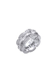 Diamond Presidential Baguette Tapered Men's Ring Rolex style 