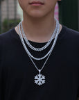 Quavo Gifts Saweetie A $75K Iced Snowflake pendant necklace chain free vvs diamond girl my type