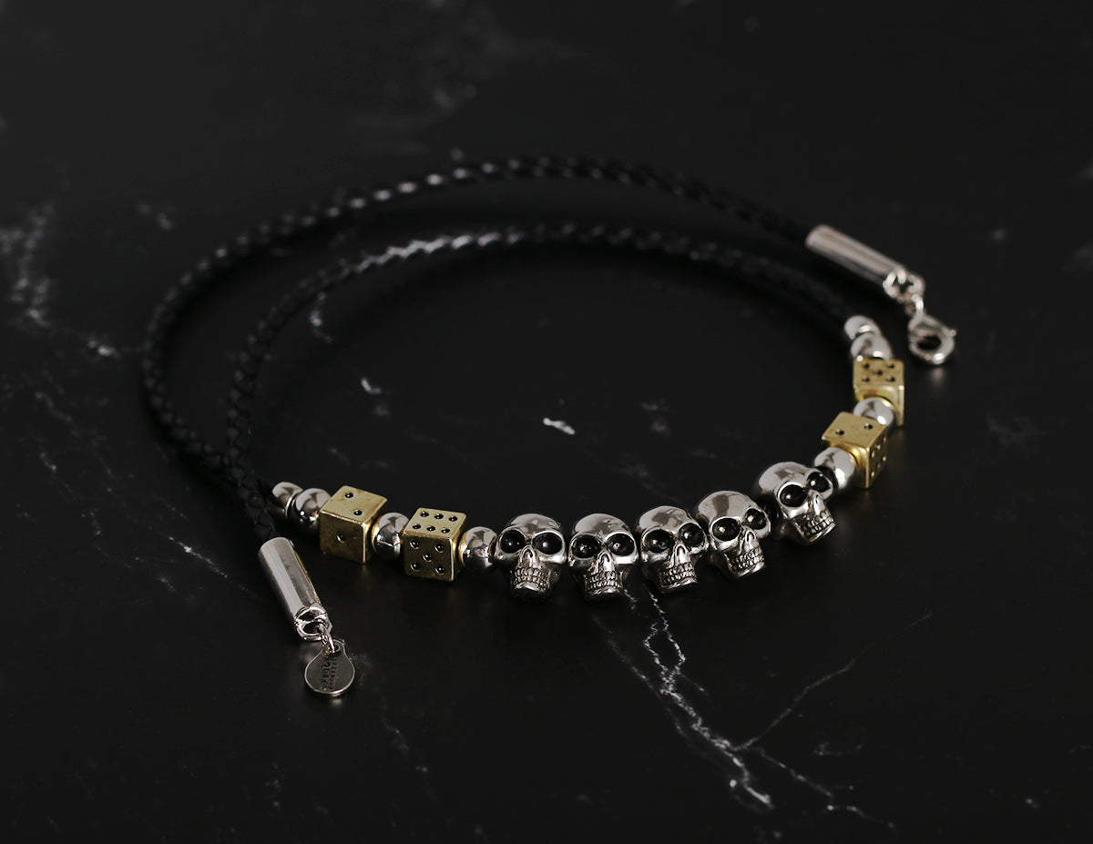 asap rocky jewelry pearl necklace dice skull chain choker playboi carti vlone