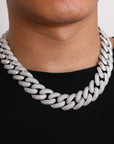 iced encrusted cobra buckle cuban links chain necklace ALYX hero ASAP ROCKY KANYE WEST KID CUDI TRAVIS SCOTT