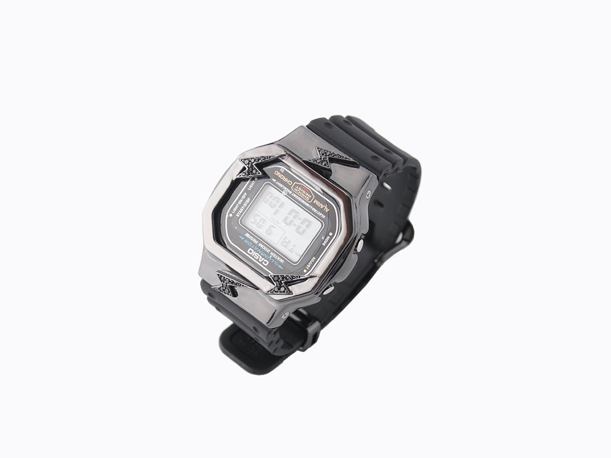 eyefunny gshock 5600 bezel custom case watch diamond farfetch