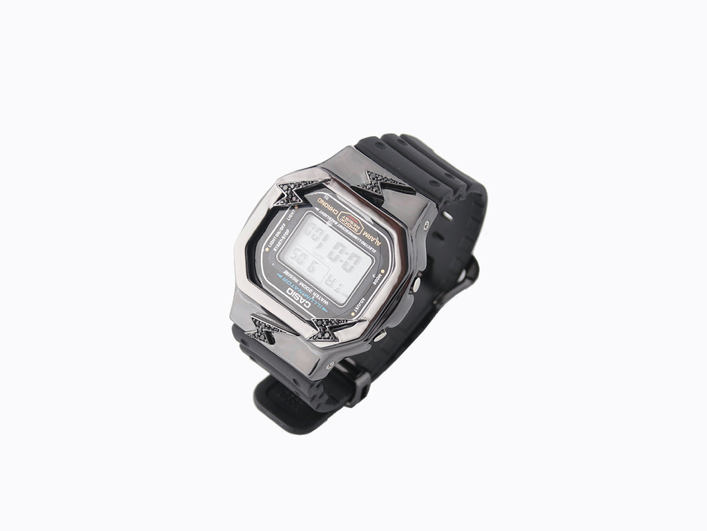 eyefunny gshock casio watch custom part bezel diamond ginza jbalvin