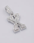custom alphabet letter bubble nano greg yuna diamond silver white gold celebrity jewelers ifandco