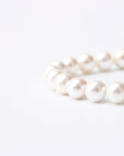 WILL SHOTT Split-Pearl Bracelet black agate pearl will shott willshott.com NYC