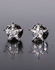 eyefunny star diamond stud earring white gold yellow gold jbalvin nigo