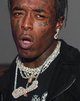 lil uzi vert  rapper jewelry custom name diamond necklace tennis link chain 