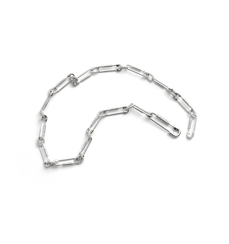 paper clip links jacob & co virgil abloh offwhite alike necklace chain link diamond travis scott silver white gold buy