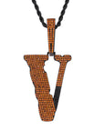 asap bari asap rocky vlone v pendant necklace chain diamond lil uzi vert playboi carti jeweler