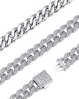 Fully iced 3D Bubble 10mm diamond cuban link necklace chain Yellow Gold high end fine jewelry ifandco jewelers travis scott