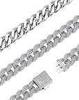 Fully iced 3D Bubble 10mm diamond cuban link necklace chain Yellow Gold high end fine jewelry ifandco jewelers travis scott