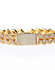 16mm gucci link cuban link combo bracelet custom clasp diamond shopgld gold