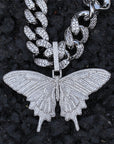 cuban link chian necklace pendant free matching chain affordable hip hop jewelry best gold diamond vvs icebox ifandco
