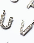 eyefunny アイファニー custom letter diamond alphabet necklace chain