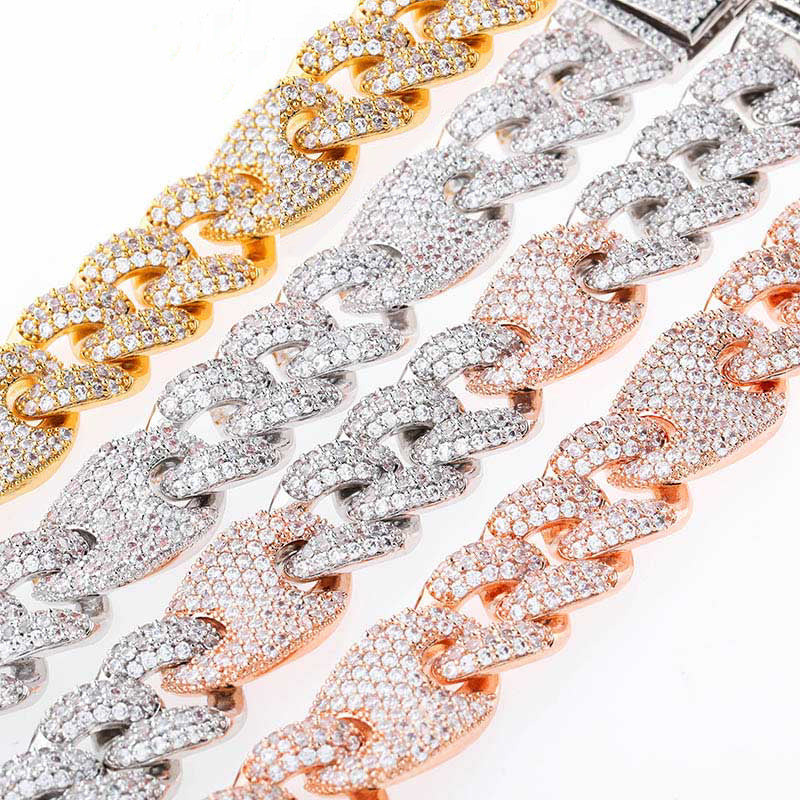 16mm gucci link cuban link combo bracelet custom clasp diamond shopgld gold