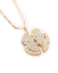 EYEFUNNY broken smiling face pendant necklace chain diamond vvs アイファニー POGGY KIM JONES VIRGIL JBALVIN