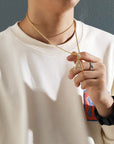 Custom number letter name baguette pendant necklace chain dialmond fully iced instagram famous rapper jewelry hip hop top jewelers