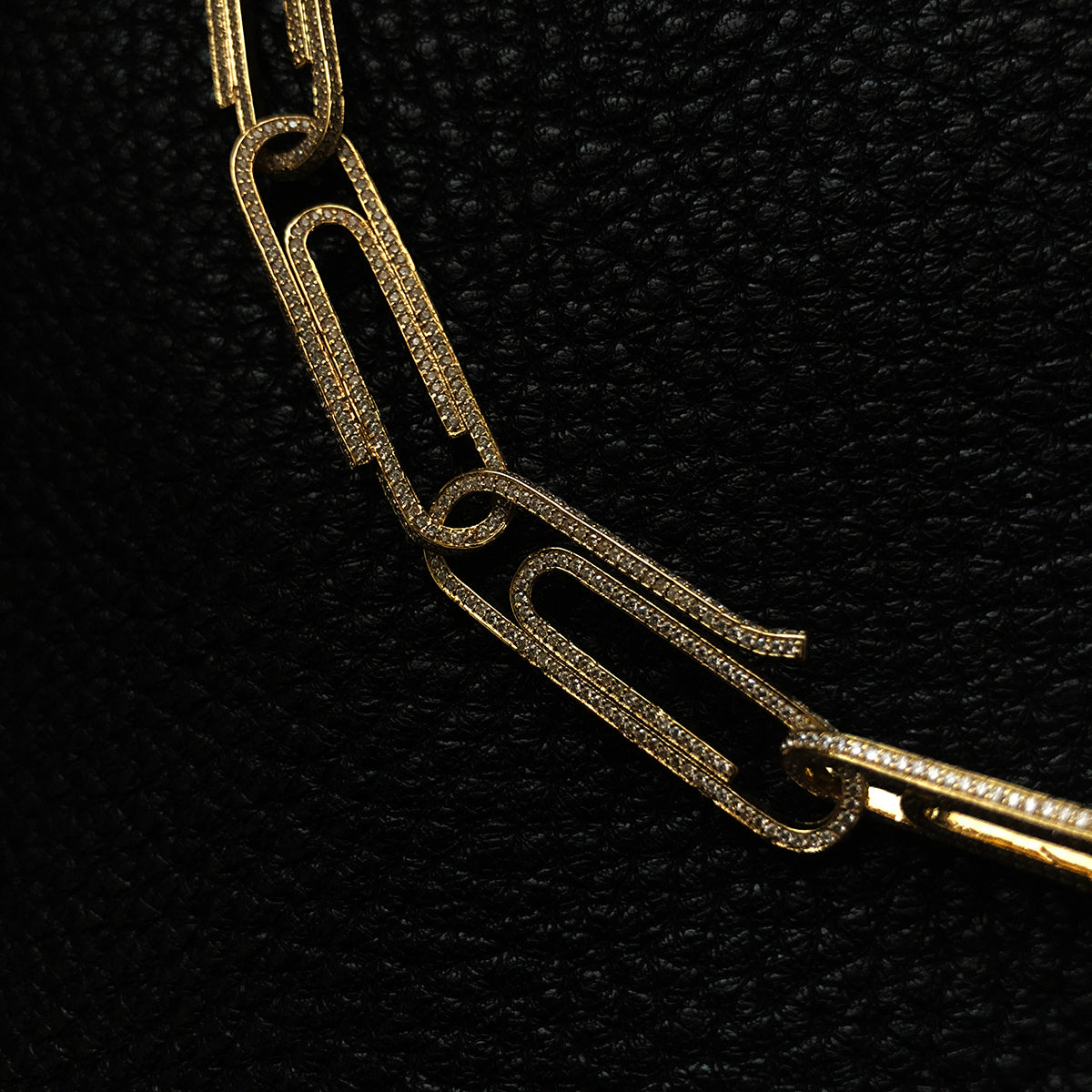 paper clip links jacob &amp; co virgil abloh offwhite alike necklace chain link diamond travis scott silver white gold buy