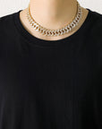 17mm fully iced baguette diamond cuban link necklace chain White Gold yellow gold asap rocky playboi carti lil uzi vert hip hop jewelry custom made