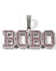 Custom A-Z baguette diamond custom Letters numbers Initial Charm pendant hollywood celebrity jewelers jewelry hip hop diamond necklace chain