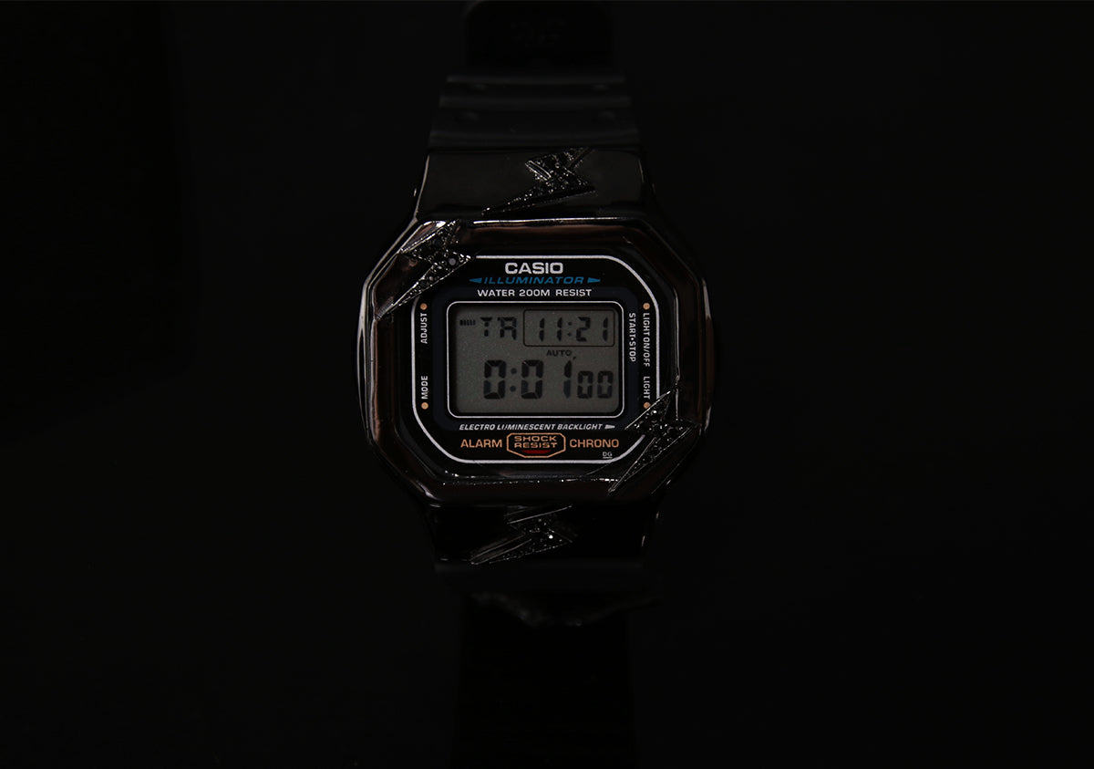 eyefunny gshock 5600 bezel custom case watch diamond farfetch