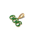 buy enamel green bottega veneta 666 pendant necklace chain netaporter farfetch luxury designer jewelry custom high fashion 