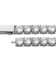 4mm tennis link silver white gold diamond necklace short diamond necklace choker White Gold kylie jenner kardashians fashion nova shein